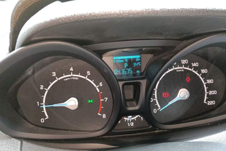 Used Ford EcoSport 2017 1.5L Automatic Trend Model Odometer Close Up