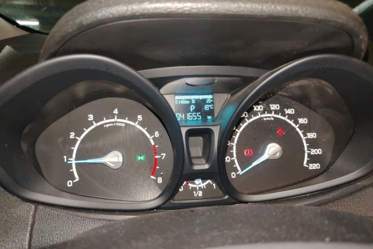 Used Ford EcoSport 2017 1.5L Automatic Trend Model Odometer Close Up