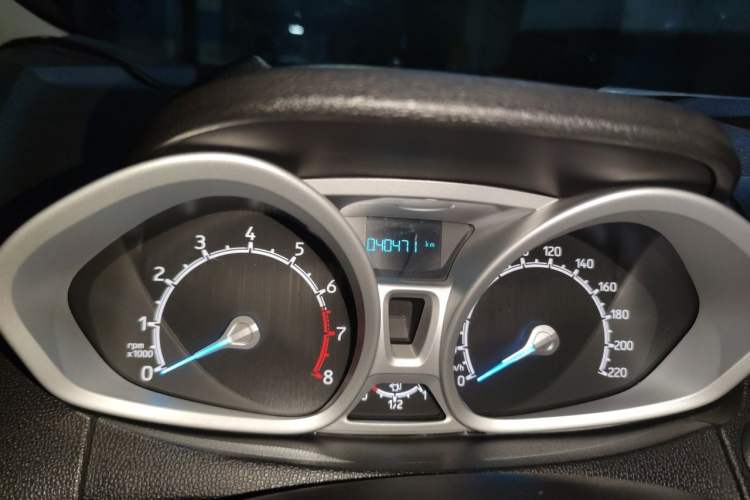 Used Ford EcoSport 2017 1.5L Automatic Prestige Model Odometer Close Up