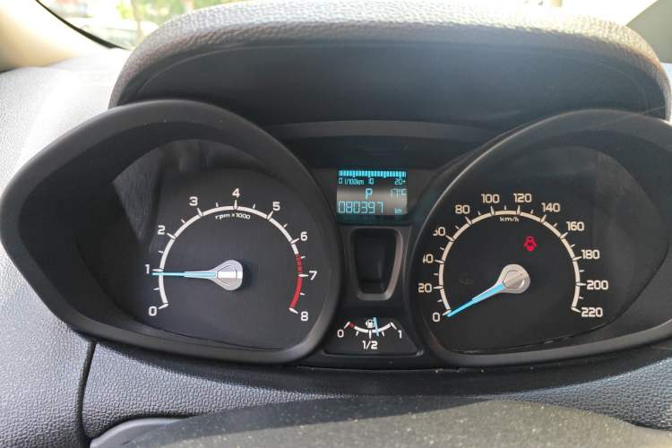 Used Ford EcoSport 2017 1.5L Automatic Trend Model Odometer Close Up
