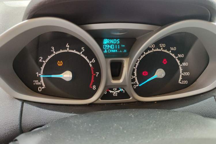 Used Ford EcoSport 2017 1.5L Automatic Prestige Model Odometer Close Up