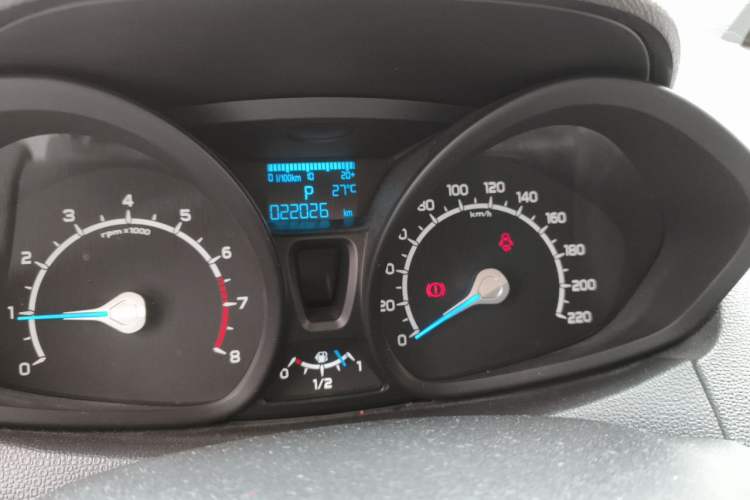 Used Ford EcoSport 2017 1.5L Automatic Trend Model Odometer Close Up