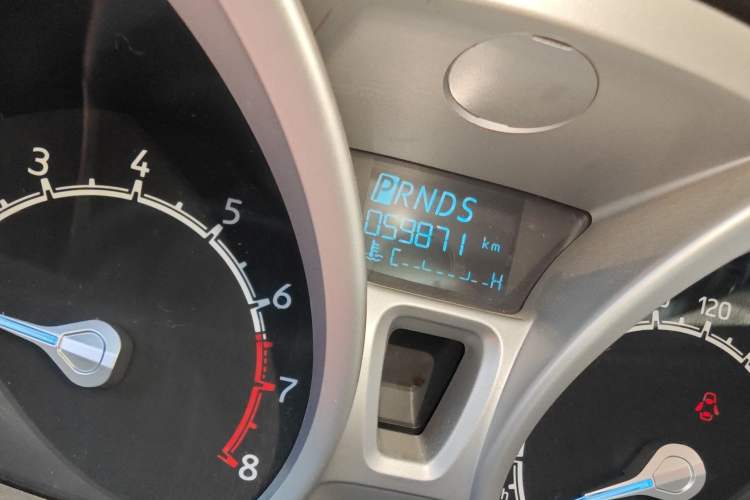 Used Ford EcoSport 2017 1.5L Automatic Prestige Model Odometer Close Up