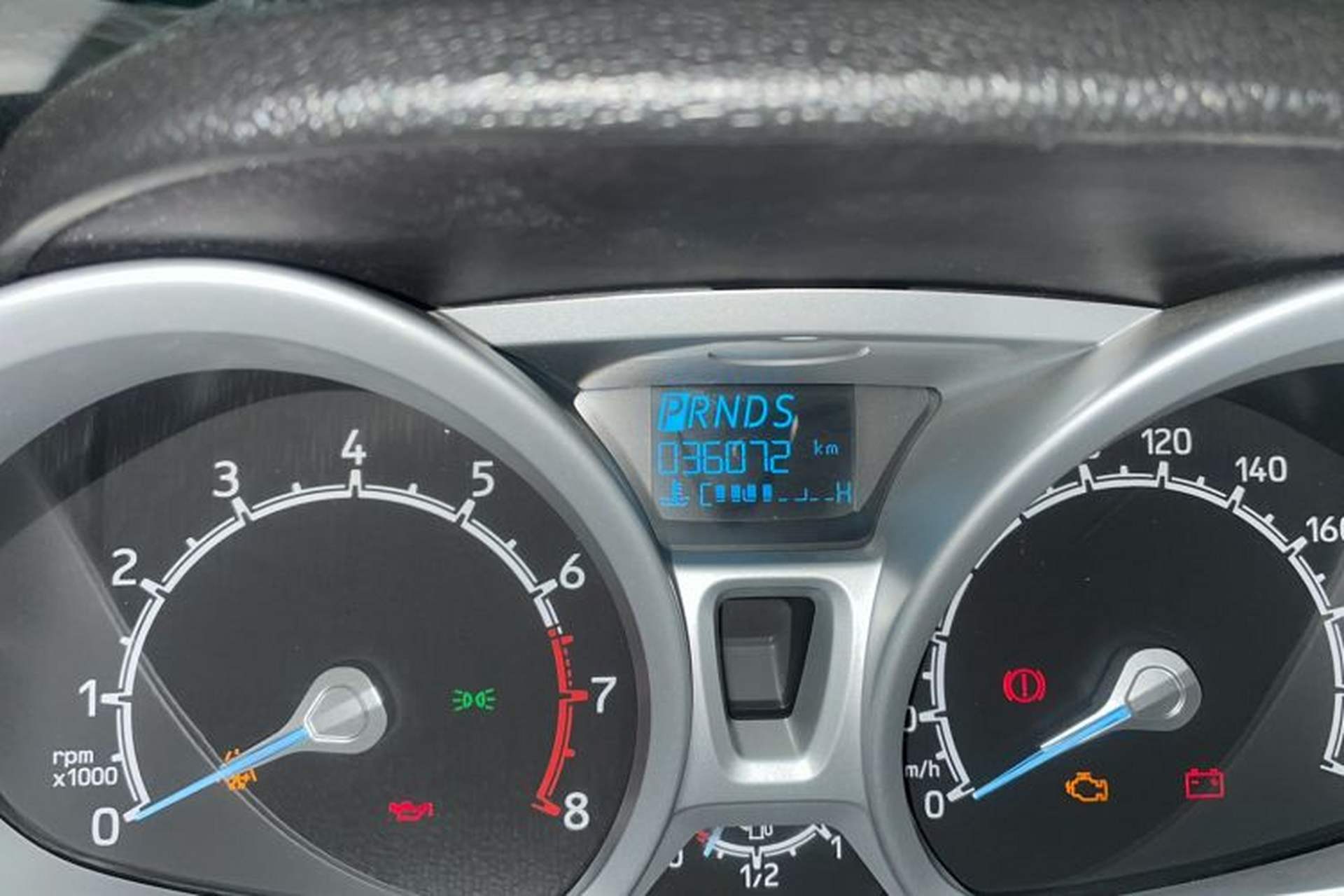 Used Ford EcoSport 2017 1.5L Automatic Prestige Model Odometer Close Up