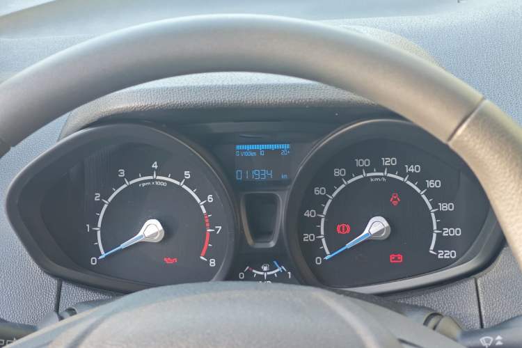 Used Ford EcoSport 2017 1.5L Manual Comfort Model Odometer Close Up