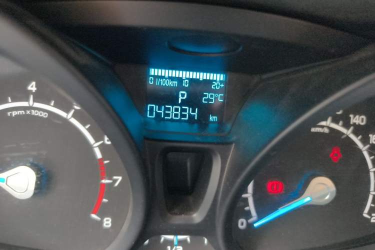 Used Ford EcoSport 2017 1.5L Automatic Trend Model Odometer Close Up