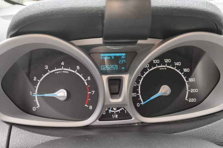 Used Ford EcoSport 2017 1.5L Manual Luxury Model Odometer Close Up