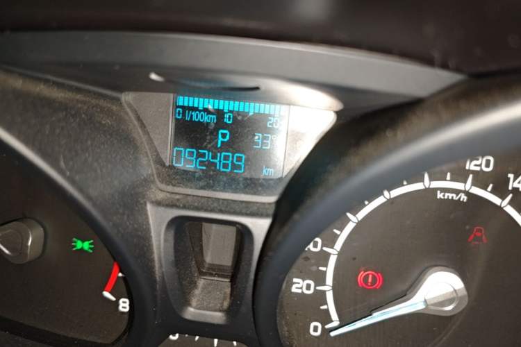 Used Ford EcoSport 2017 1.5L Automatic Trend Model Odometer Close Up