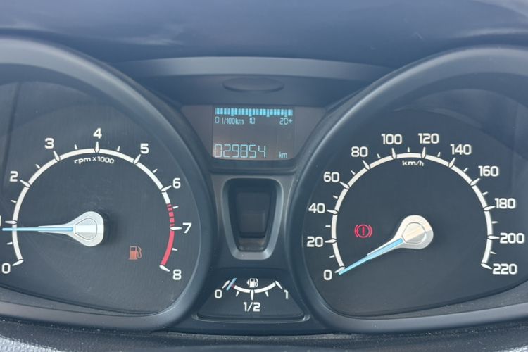 Used Ford EcoSport 2017 1.5L Manual Comfort Model Odometer Close Up