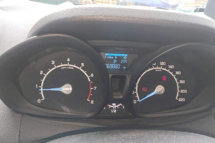 Used Ford EcoSport 2017 1.5L Automatic Trend Model Odometer Close Up