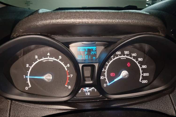 Used Ford EcoSport 2017 1.5L Automatic Trend Model Odometer Close Up