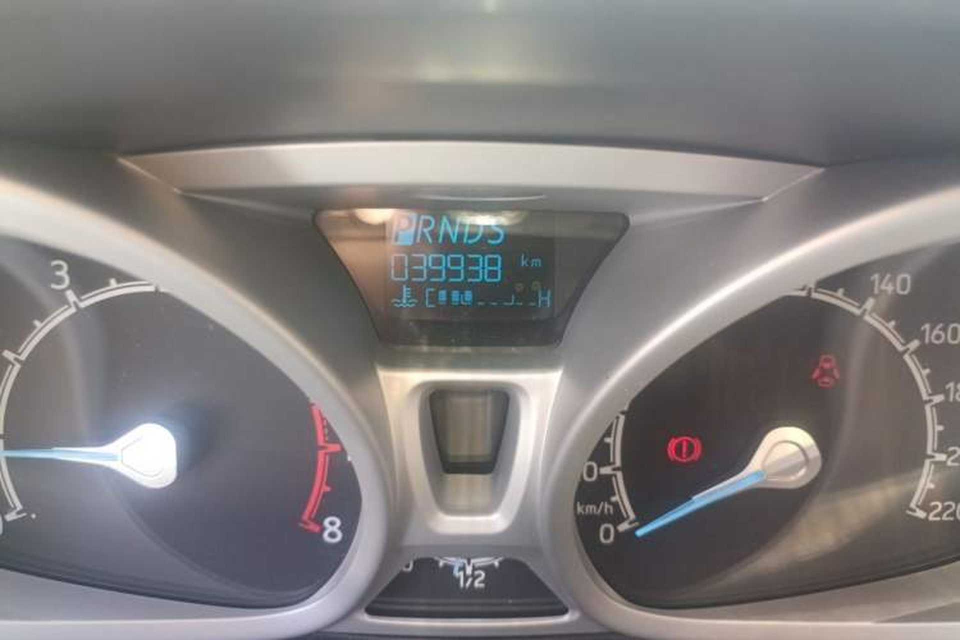 Used Ford EcoSport 2017 1.5L Automatic Prestige Model Odometer Close Up