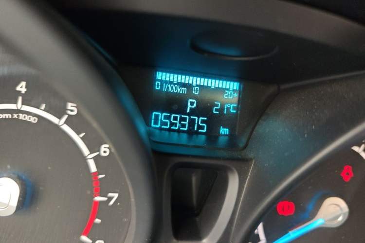 Used Ford EcoSport 2017 1.5L Automatic Trend Model Odometer Close Up