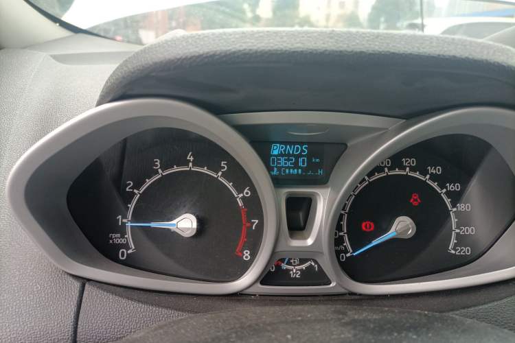 Used Ford EcoSport 2017 1.5L Automatic Prestige Model Odometer Close Up