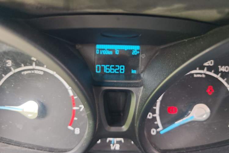 Used Ford EcoSport 2017 1.5L Manual Comfort Model Odometer Close Up