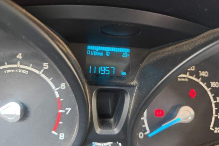 Used Ford EcoSport 2017 1.5L Manual Comfort Model Odometer Close Up