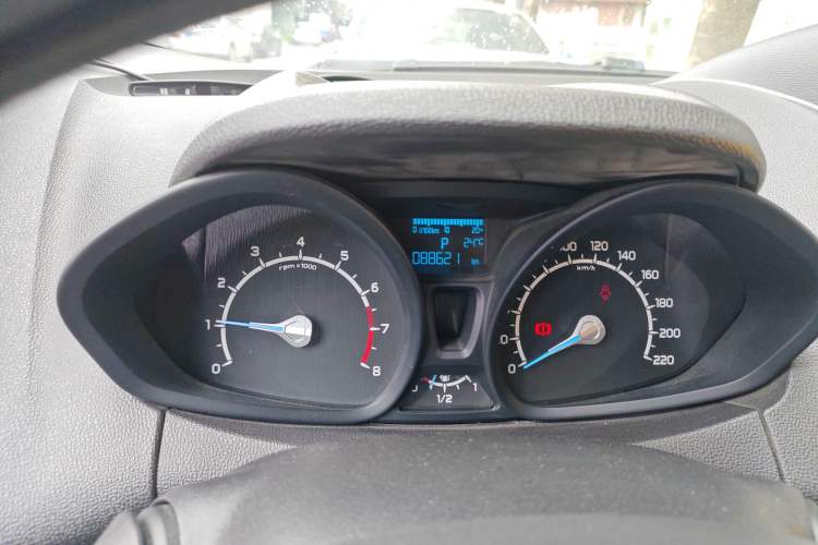 Used Ford EcoSport 2017 1.5L Automatic Trend Model Odometer Close Up