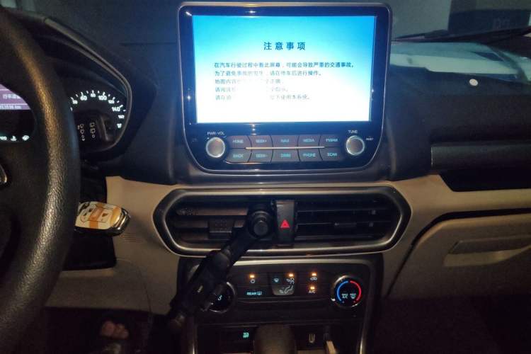 Used Ford EcoSport 2018 1.5L Automatic Platinum Wing Model Audio And AC Panel