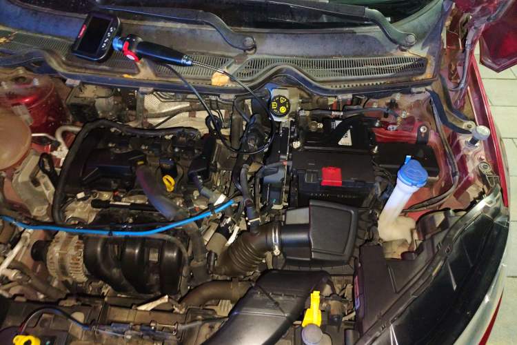 Used Ford EcoSport 2018 1.5L Automatic Platinum Wing Model Engine Bay Left