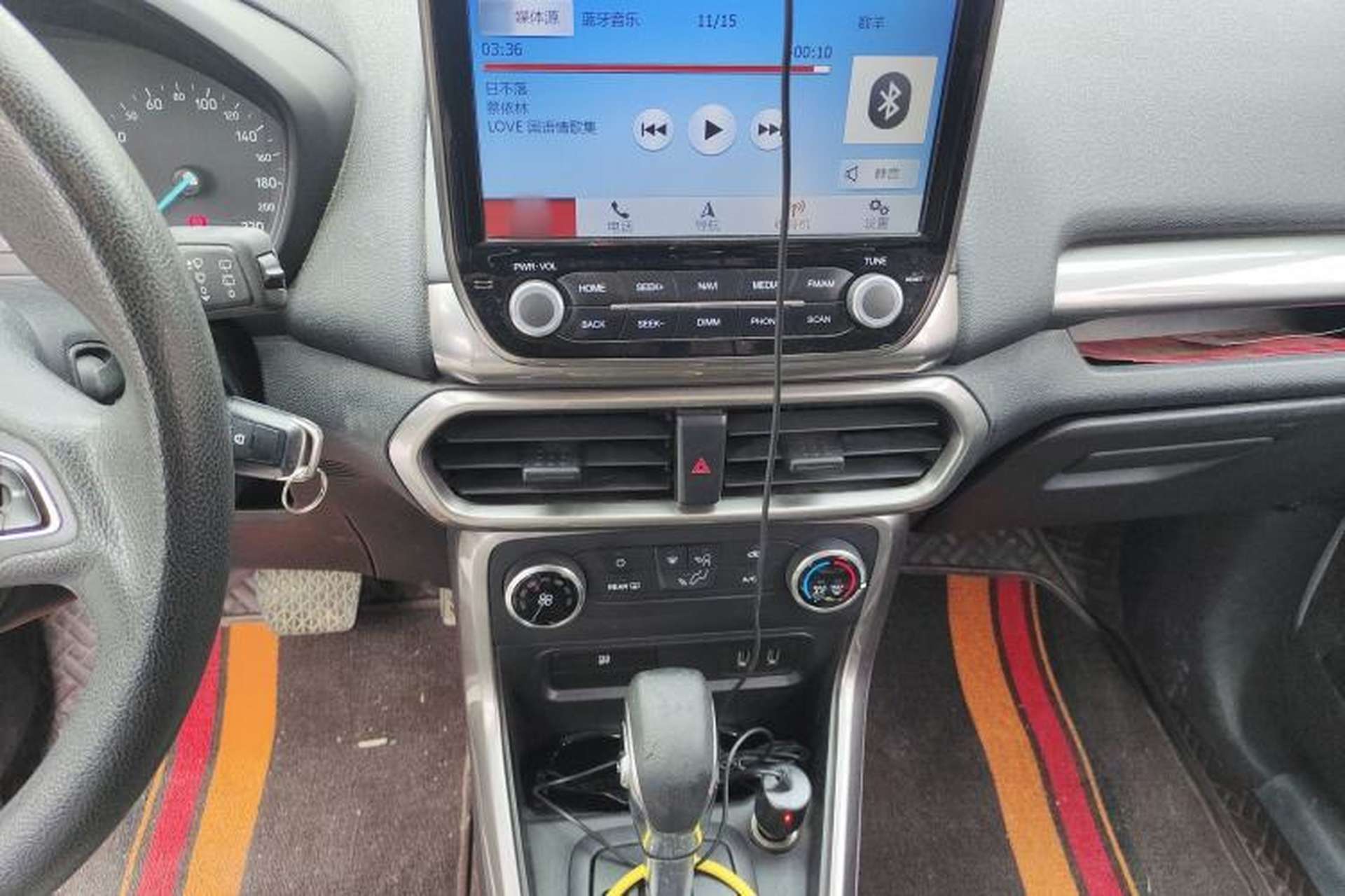 Used Ford EcoSport 2018 1.5L Automatic Platinum Wing Model Audio And AC Panel