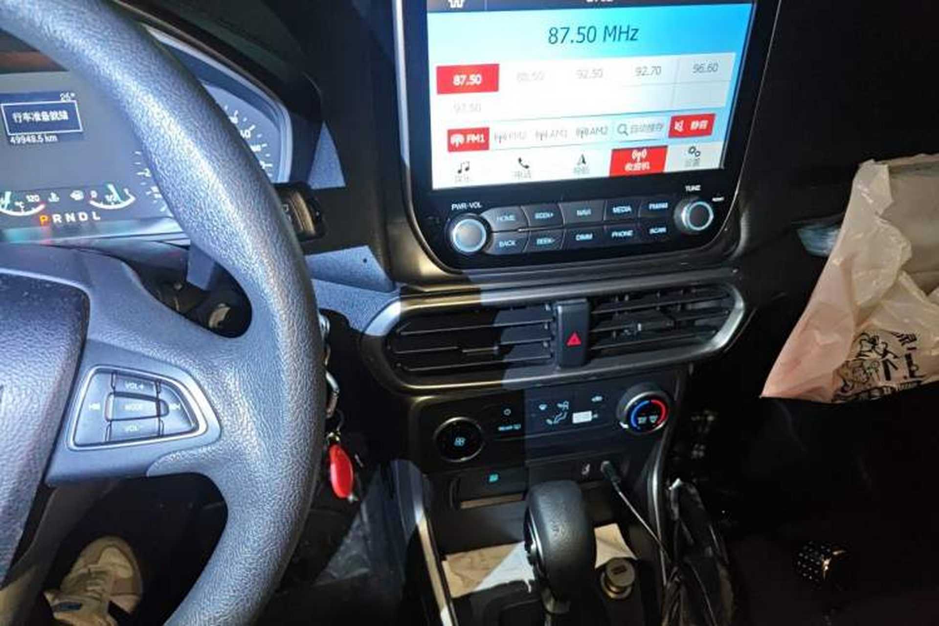 Used Ford EcoSport 2018 Revised 1.5L Automatic Platinum Wing Edition Audio And AC Panel