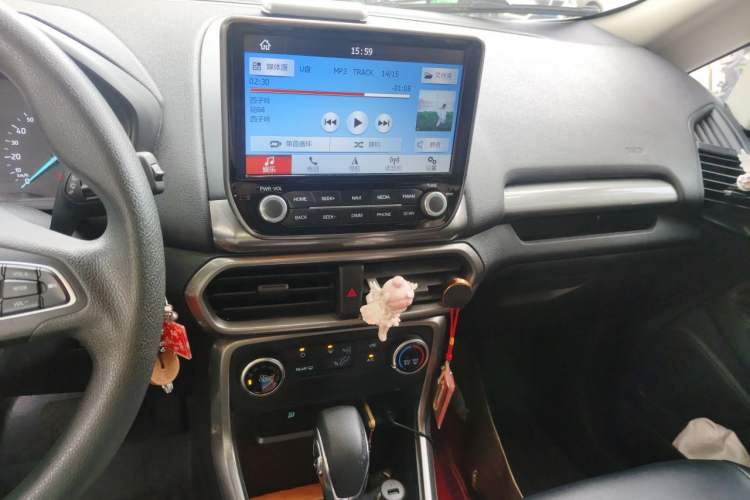 Used Ford EcoSport 2018 Revised 1.5L Automatic Platinum Wing Edition Audio And AC Panel