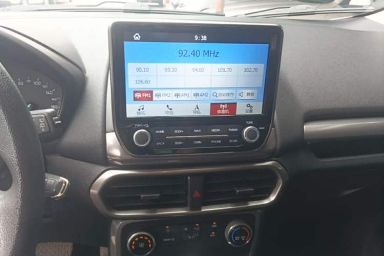 Used Ford EcoSport 2018 1.5L Automatic Platinum Wing Model Audio And AC Panel
