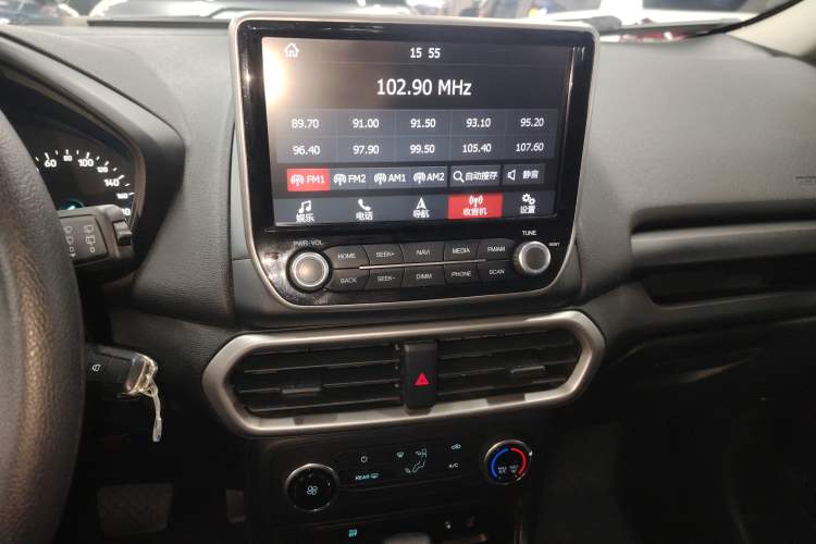 Used Ford EcoSport 2018 1.5L Automatic Elite Edition Audio And AC Panel