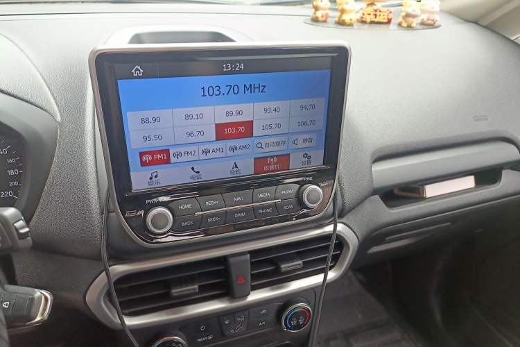 Used Ford EcoSport 2018 1.5L Automatic Elite Edition Audio And AC Panel