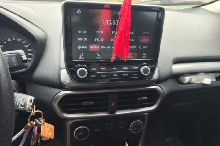 Used Ford EcoSport 2018 1.5L Automatic Platinum Wing Model Audio And AC Panel