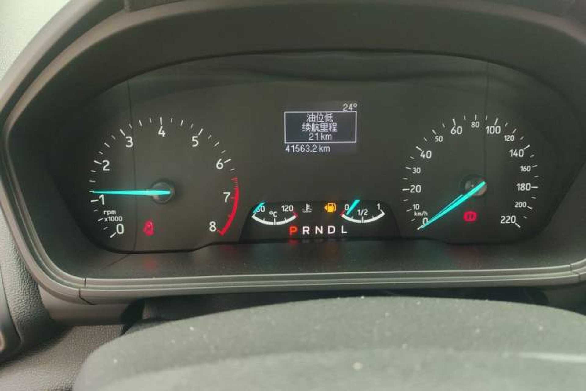 Used Ford EcoSport 2018 1.5L Automatic Elite Edition Odometer Close Up