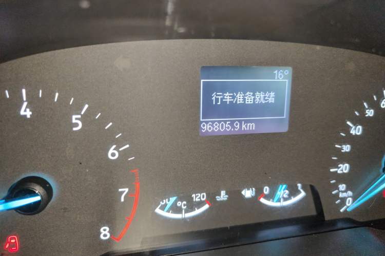 Used Ford EcoSport 2018 1.5L Manual Jingyi Model Odometer Close Up