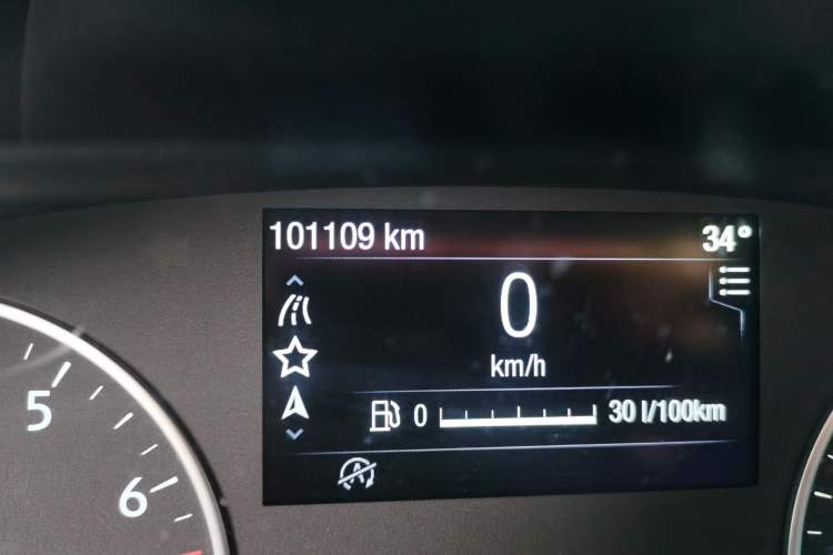 Used Ford EcoSport 2018 2.0L Automatic 4x4 Prestige Trim Odometer Close Up