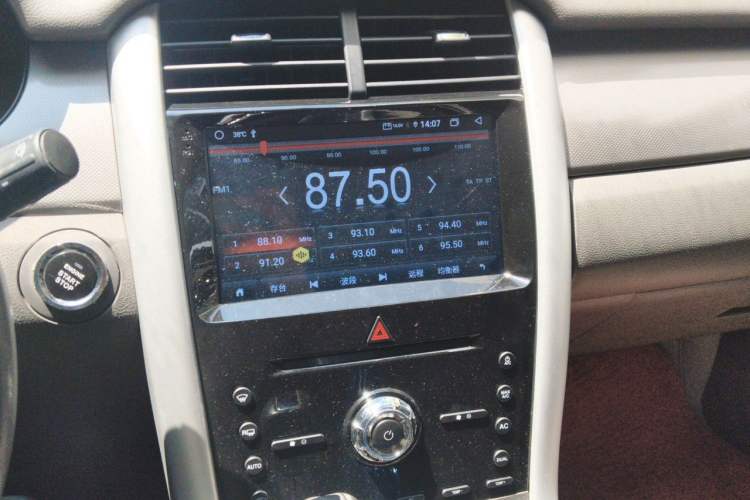 Used Ford Edge 2012 2.0T Elite Sunroof Edition Audio And AC Panel