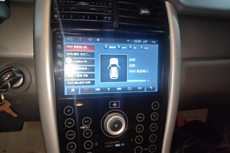 Used Ford Edge 2012 2.0T Elite Sunroof Edition Audio And AC Panel