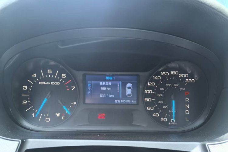 Used Ford Edge 2012 2.0T Elite Sunroof Edition Odometer Close Up