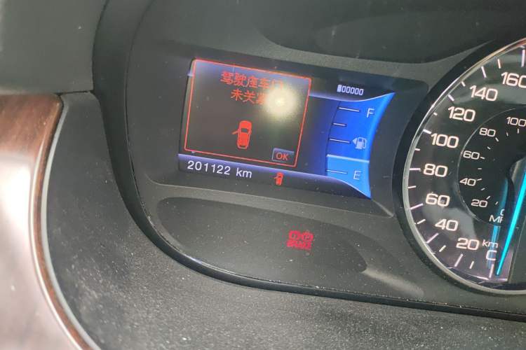Used Ford Edge 2012 2.0T Zunrui Trim Odometer Close Up