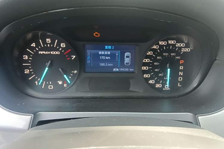 Used Ford Edge 2012 2.0T Elite Edition Odometer Close Up