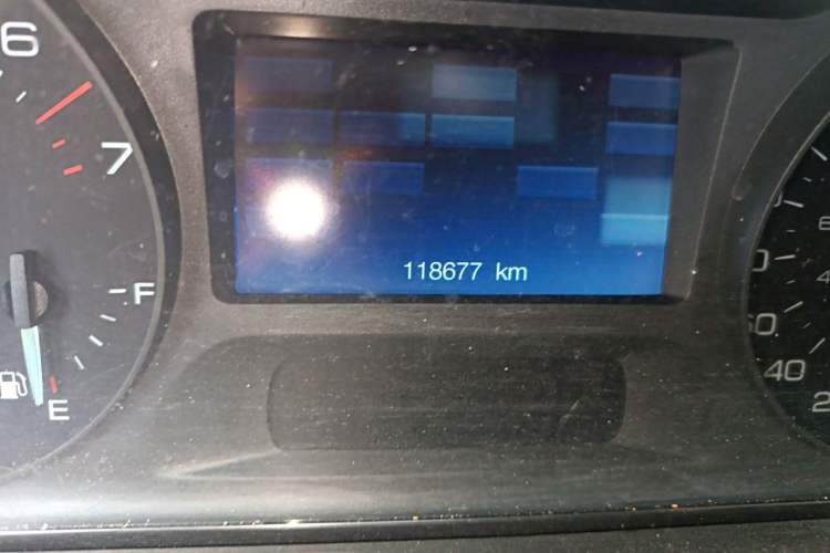 Used Ford Edge 2012 2.0T Elite Sunroof Edition Odometer Close Up