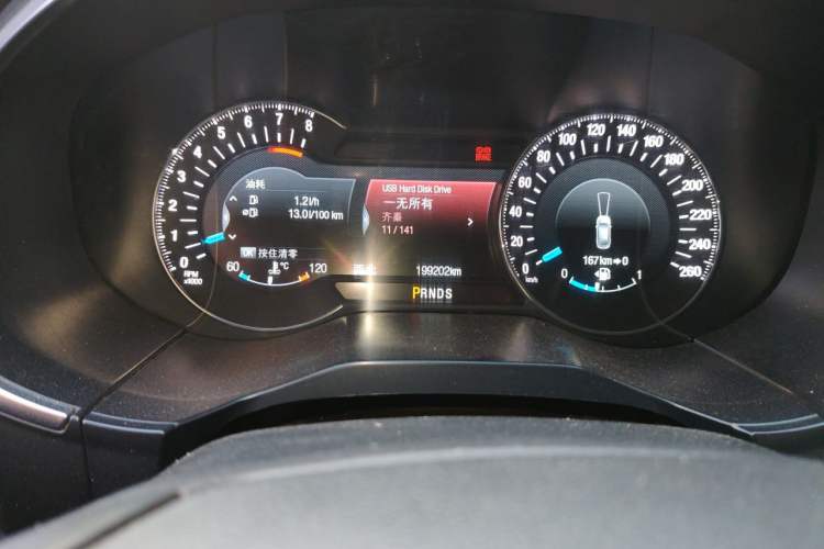 Used Ford Edge 2015 2.7T GTDi 4x4 Prestige 7-Seater Odometer Close Up