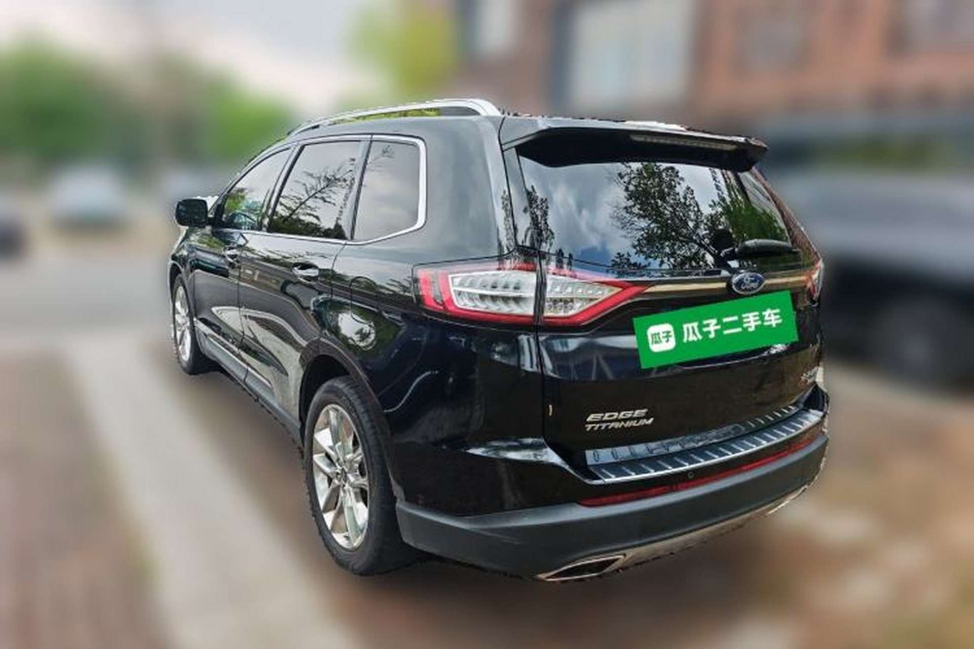 Used Ford Edge 2015 2.0T GTDi Four-Wheel Drive Prestige Model Rear Left 45 Deg