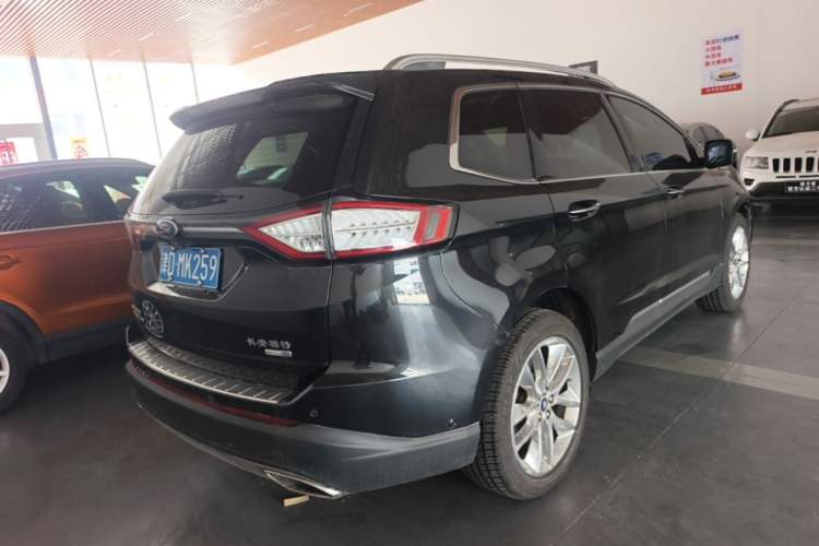 Used Ford Edge 2015 2.0T GTDi Four-Wheel Drive Prestige Model Rear Right 45 Deg