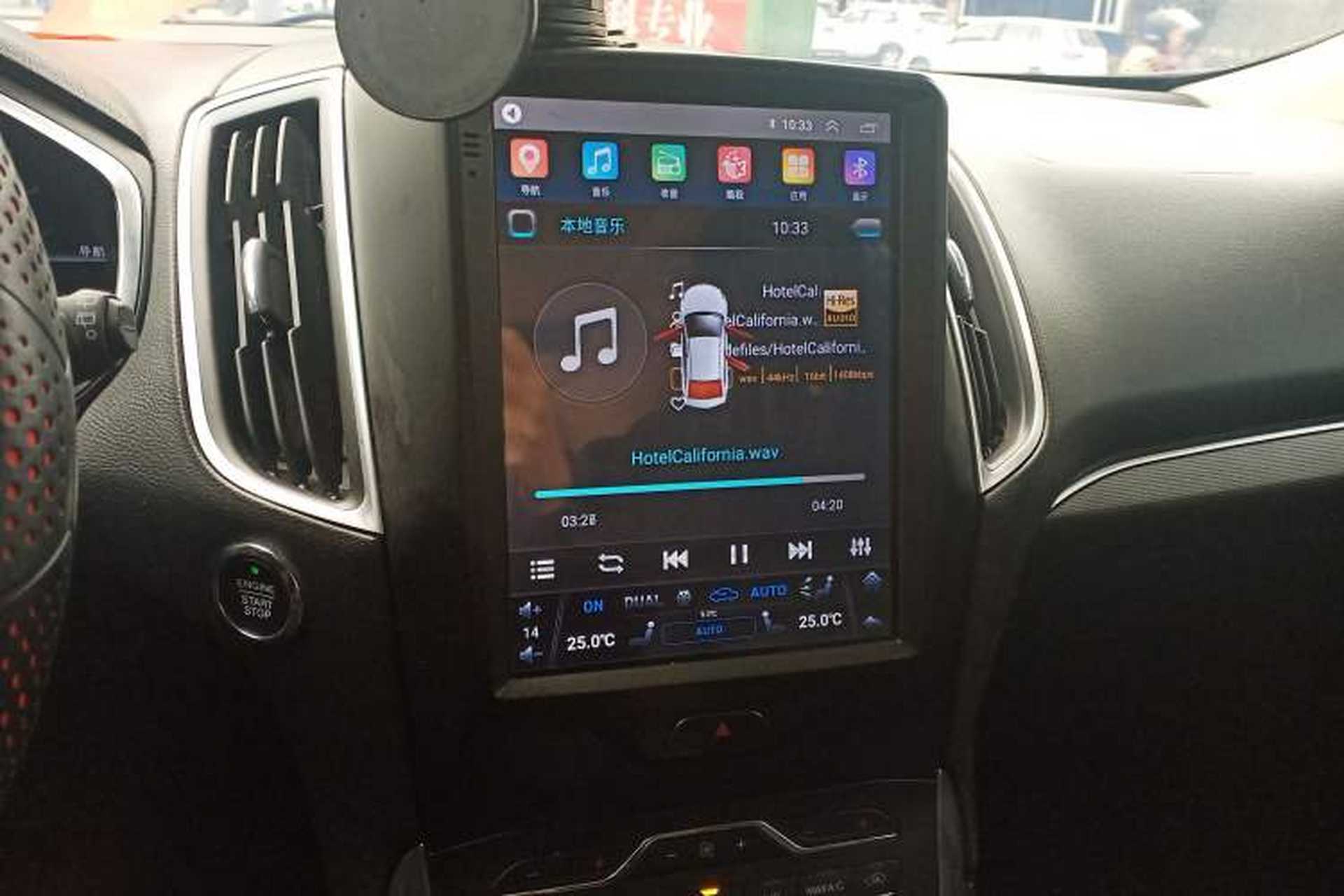 Used Ford Edge 2015 2.0T GTDi 4x4 High-Grade Model Audio And AC Panel