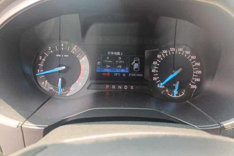 Used Ford Edge 2015 2.0T GTDi Two-Wheel-Drive Elite Edition Odometer Close Up
