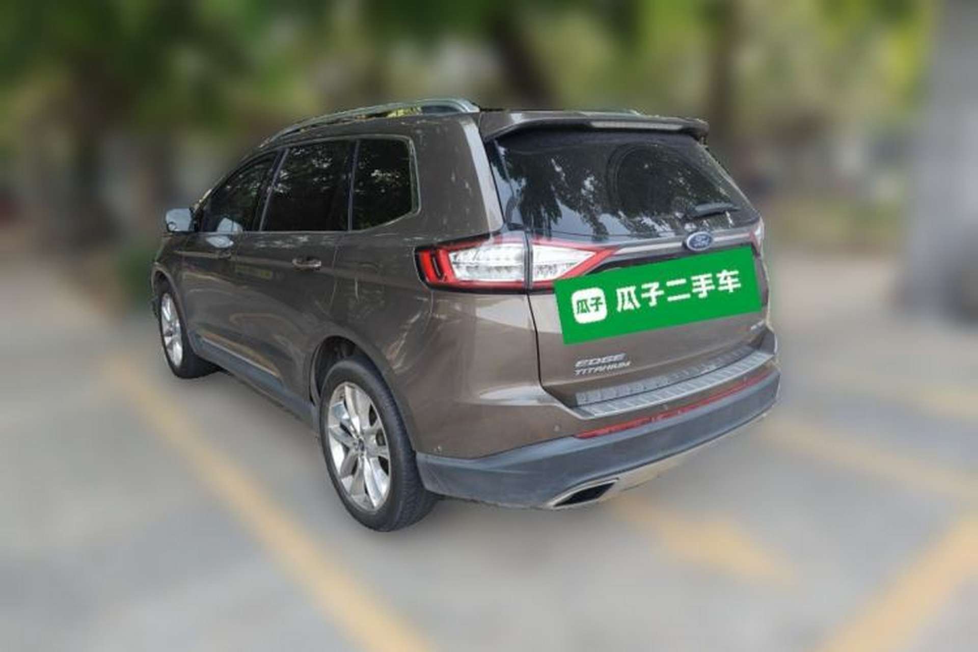 Used Ford Edge 2015 2.7T GTDi 4x4 Prestige 7-Seater Rear Left 45 Deg