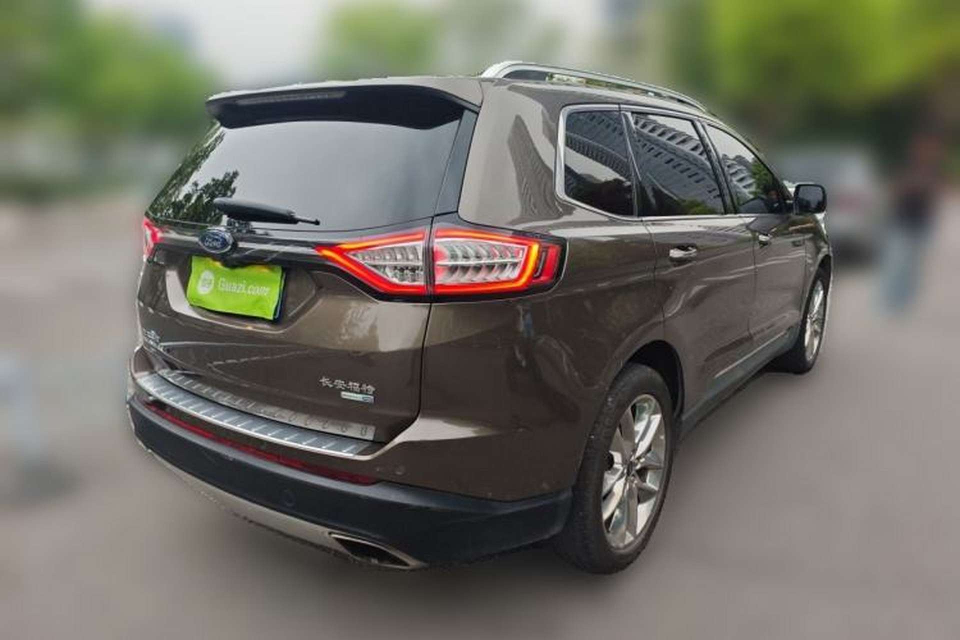 Used Ford Edge 2015 2.0T GTDi Four-Wheel Drive Prestige Model Rear Right 45 Deg