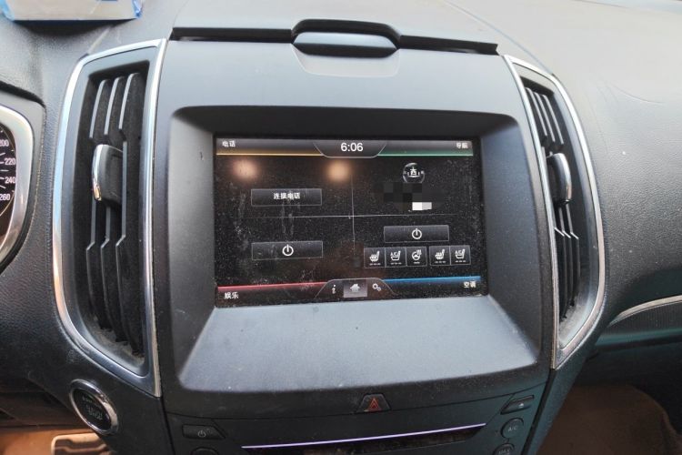 Used Ford Edge 2015 2.0T GTDi Four-Wheel Drive Prestige Model Audio And AC Panel