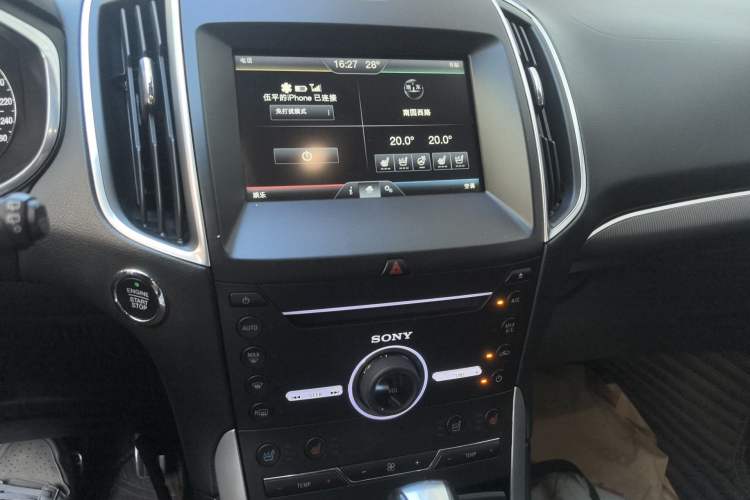 Used Ford Edge 2015 2.0T GTDi Four-Wheel Drive Prestige Model Audio And AC Panel