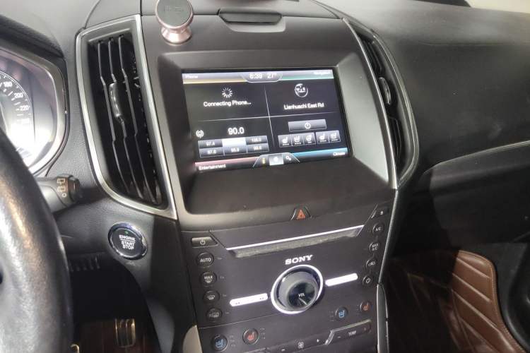 Used Ford Edge 2015 2.0T GTDi Four-Wheel Drive Prestige Model Audio And AC Panel