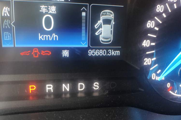 Used Ford Edge 2015 2.0T GTDi Two-Wheel-Drive Elite Edition Odometer Close Up